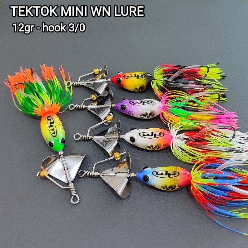Tektok mini WN LURE. umpan casting gabus dan toman. tiktok mini