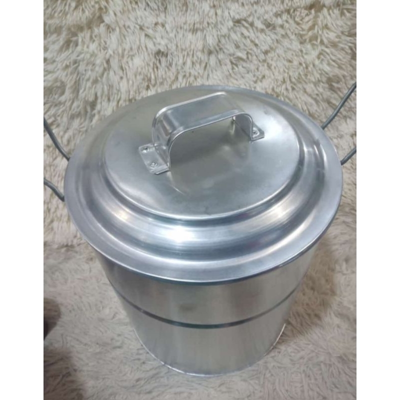 DANDANG BAKSO 10 Liter 30 CM ALUMUNIUM atau Stainless Steel TEBAL ANTI LENGKET MUDAH DIBERSIHKAN Ton