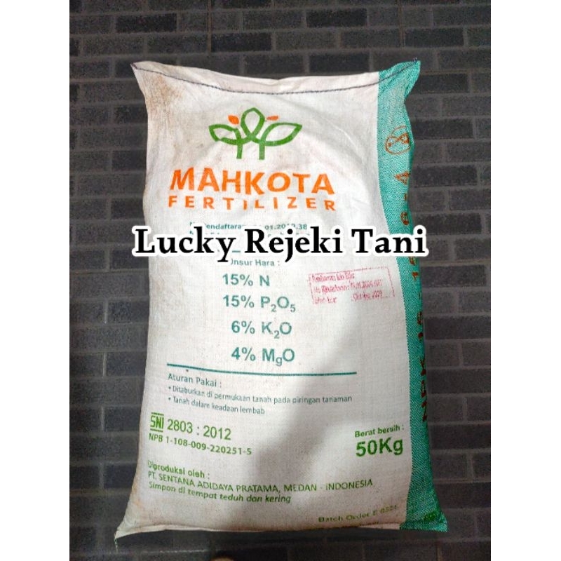 Npk Mahkota 15 15 6 4 Kemasan 50Kg