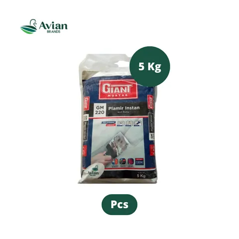 PLAMIR INSTANT DEMPUL TEMBOK (5 KG) AVIAN GIANT MORTAR 220