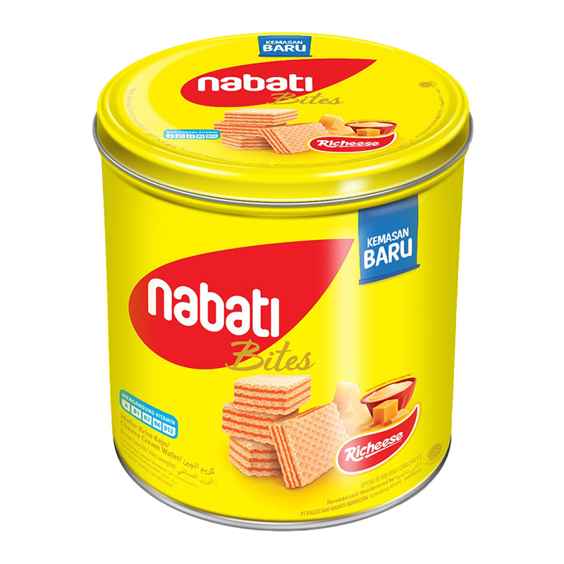 

Nabati Bites Richeese Wafer Keju Kaleng 240 g