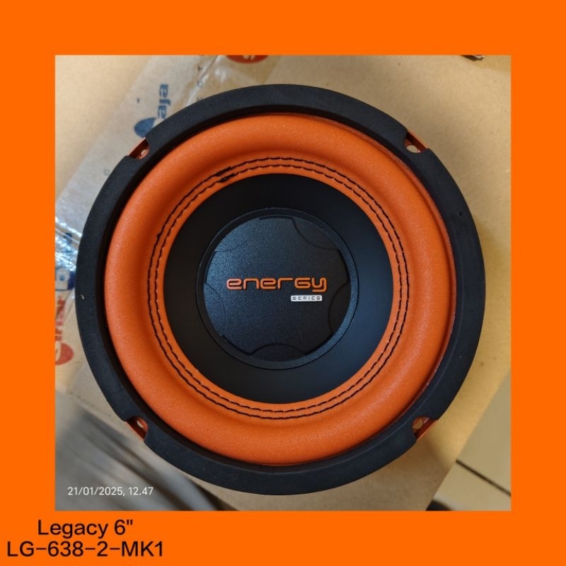 Speaker Subwoofer 6 Inch 6in 6" Legacy 6 638LG 638-2-MK1 150 Watt