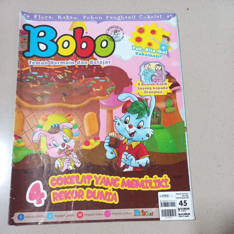 Majalah Bobo Bekas