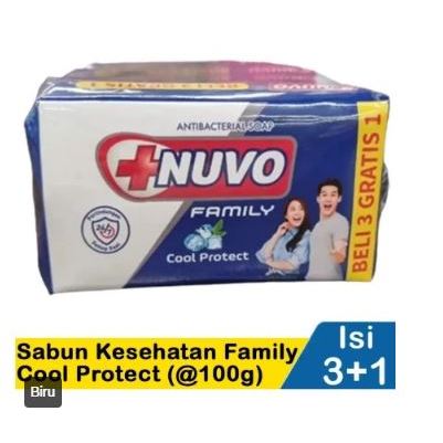 Nuvo Family Sabun Kesehatan Cool Protect (@100g) Isi 3+1