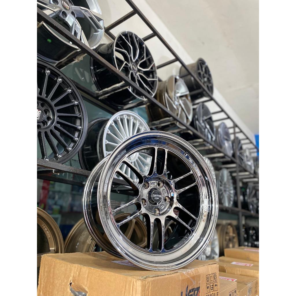 Rpf1 Ring 18 Lobang 5 Warna Black Chrome