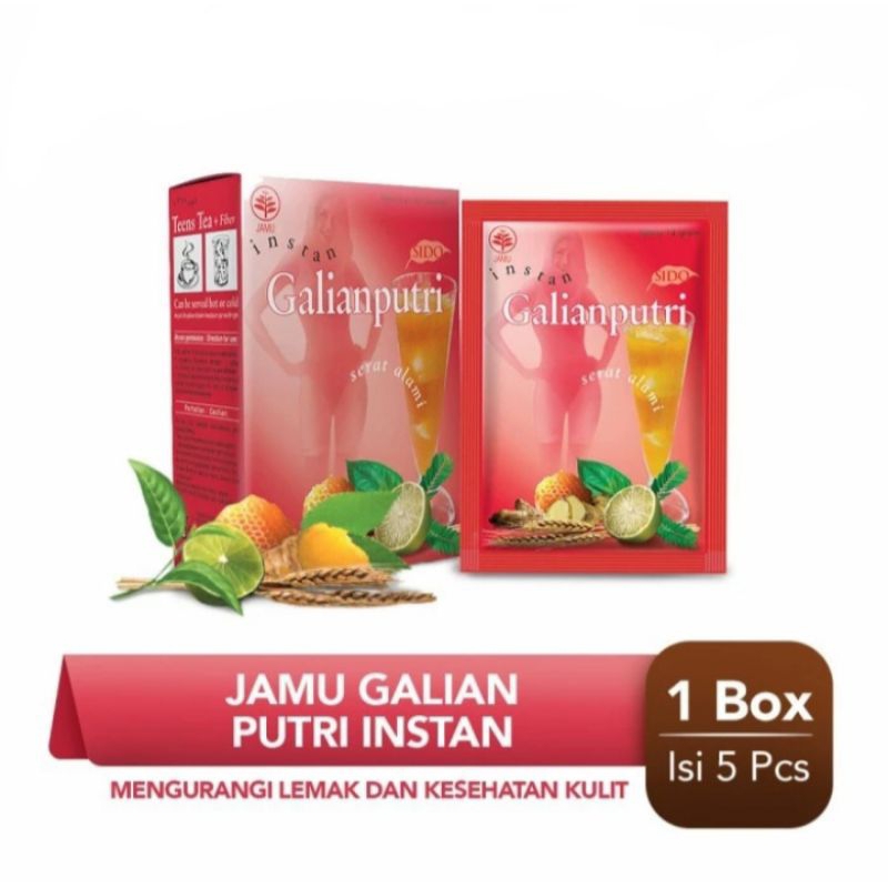 

Jamu Instan Galian Putri Sido Muncul Isi 5 Sachet Herbal