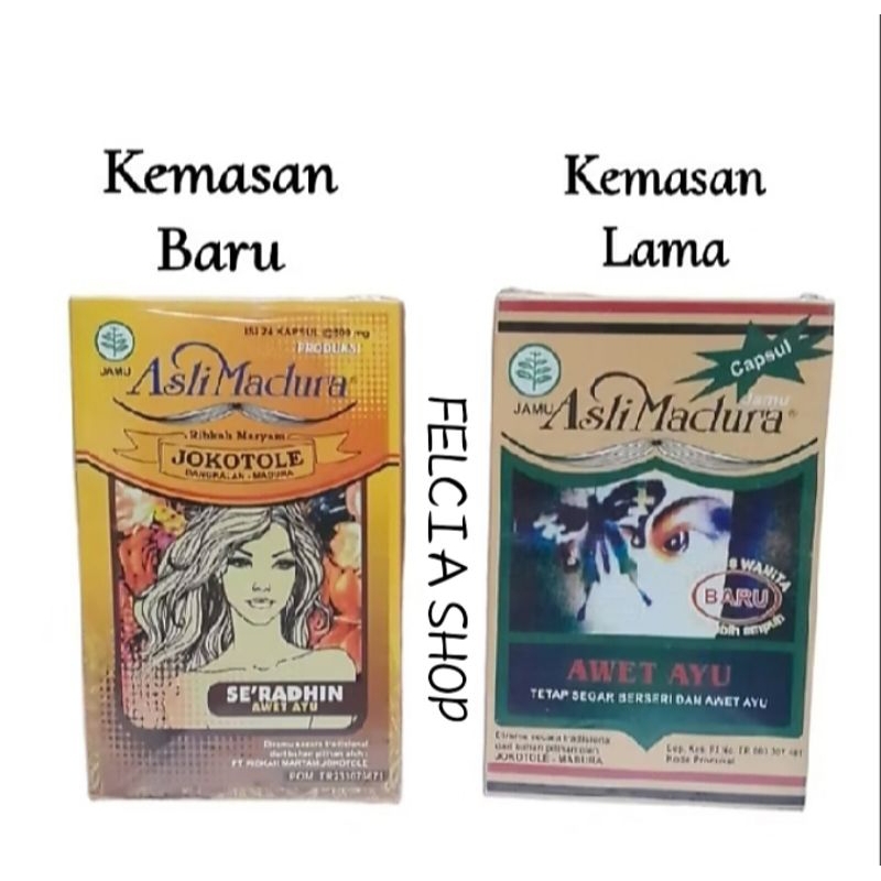 Jamu Se'radhin Awet Ayu Madura Isi 24 Kapsul Original