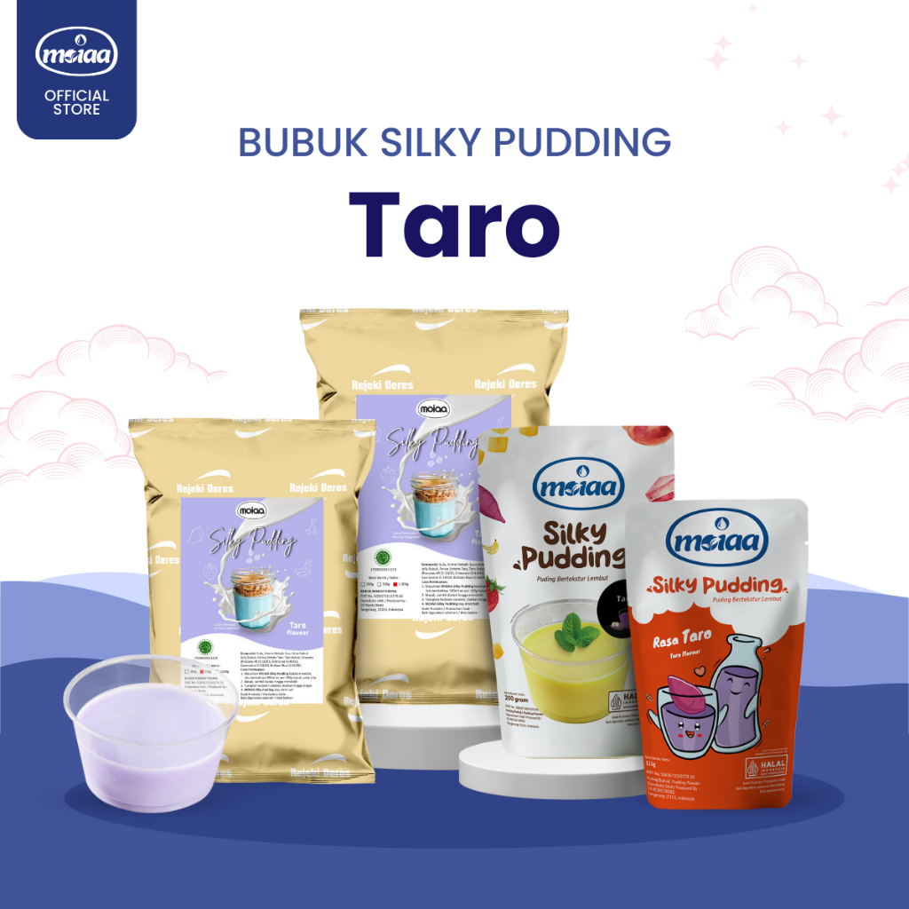 

MOIAA - Silki Puding MOIAA Taro 500g - Bubuk Taro 500g / Pudding Powder / Bubuk Instant