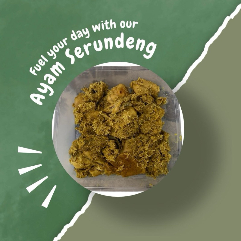 

Ayam serundeng ungkep 8 pcs