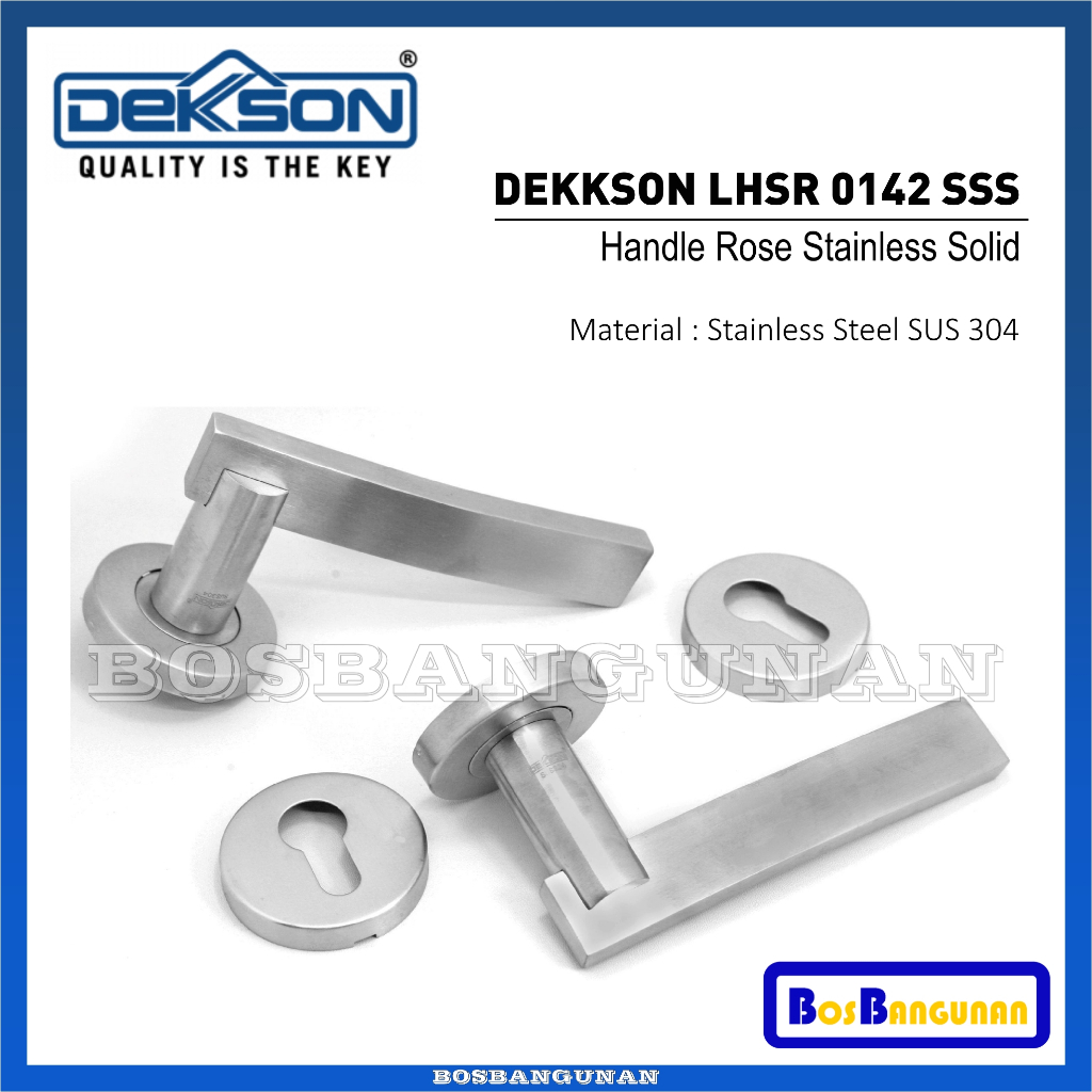 Handel Pintu DEKKSON LHSR 0142 SSS / Handle Pintu DEKKSON LHSR0142 SSS Stainless