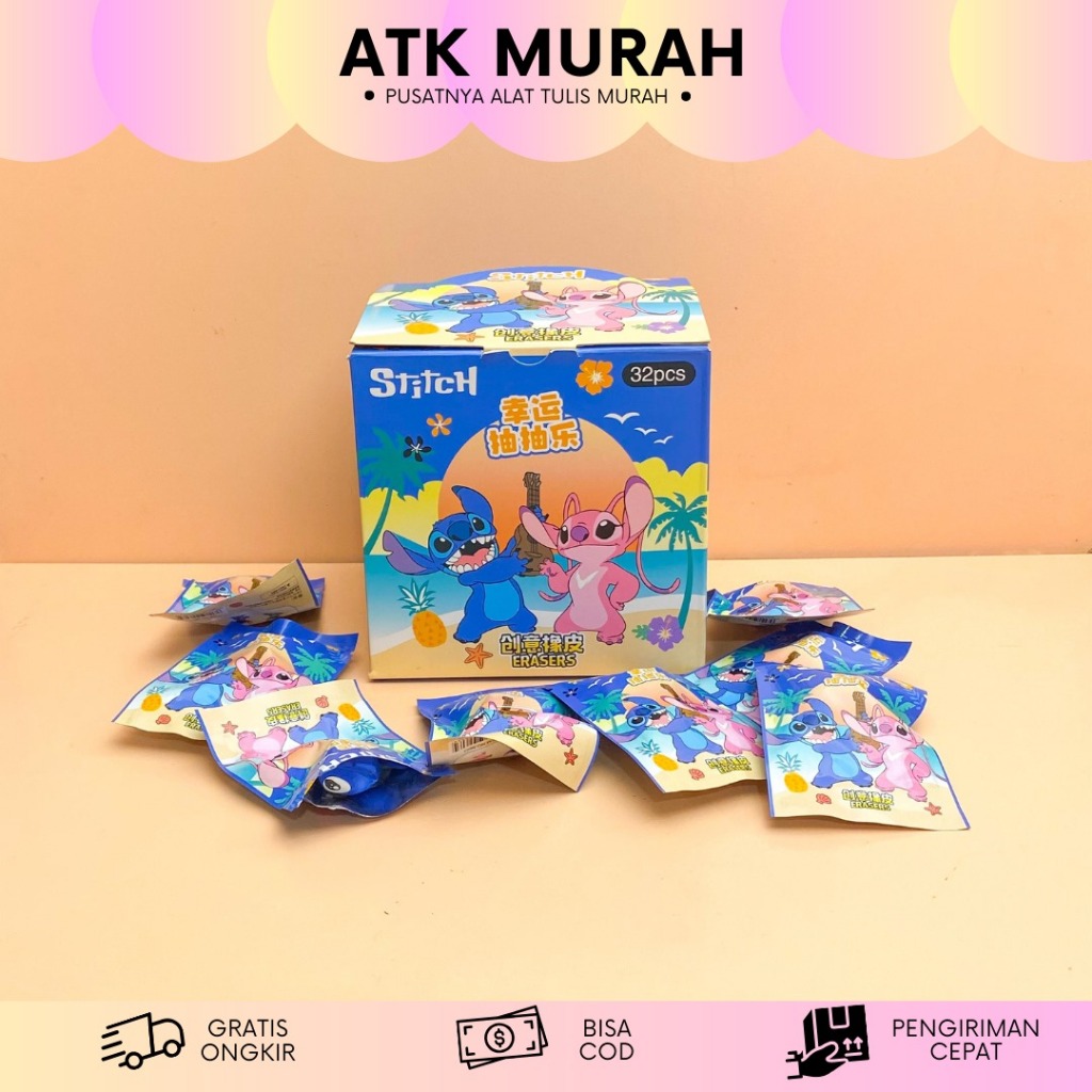 

SATUAN PENGHAPUS MYSTERY BAG STITCH ER-1536 PENCIL ERASER LUCU ALAT TULIS SEKOLAH MURAH TERJANGKAU