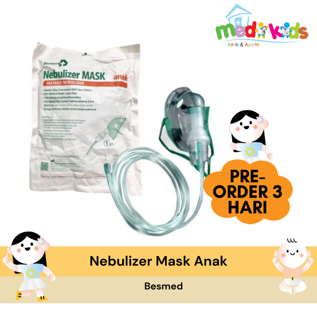 Nebulizer Mask Untuk Anak / Nebulizer Masker Anak