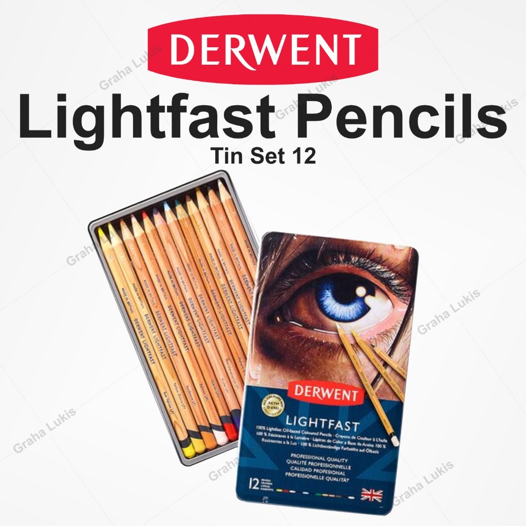 

Derwent Lightfast Pencils Colour set 12