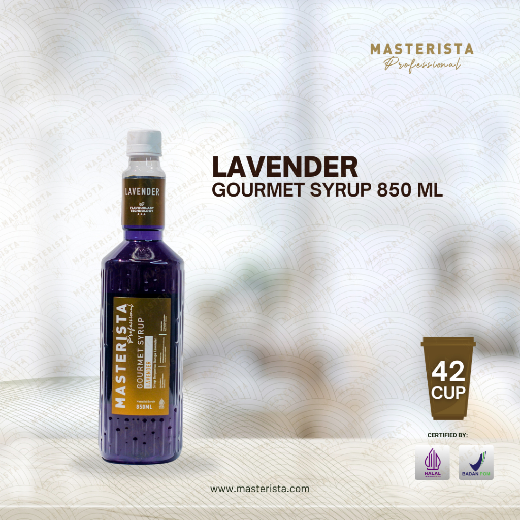 

Masterista Sirup Lavender 850ml / Lavender Syrup