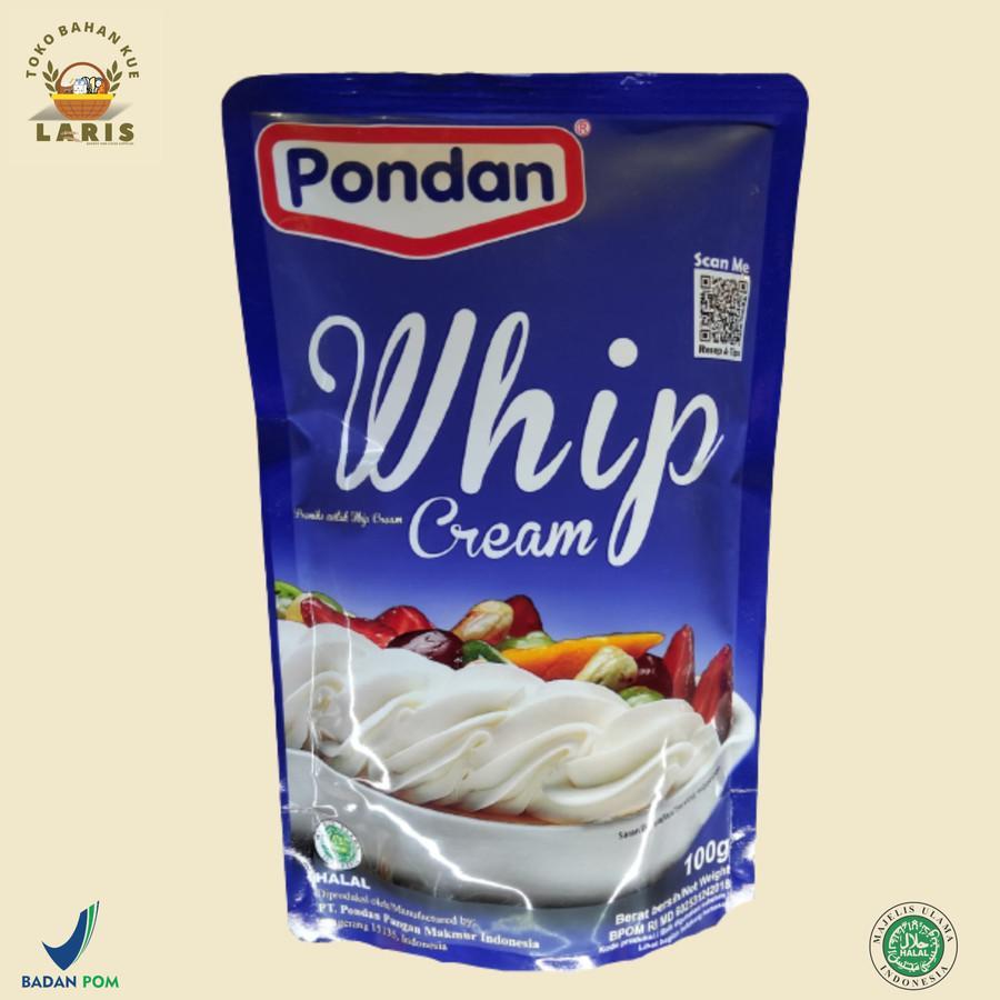 

PONDAN WHIP CREAM KEMASAN POUCH 100 GRAM