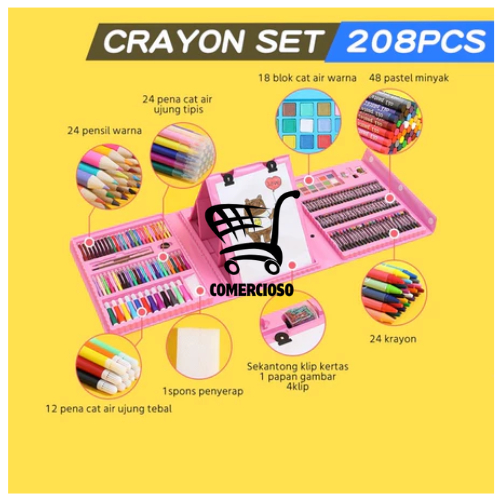

Paket Lengkap Se Set Crayon Krayon Sbavare Pulas Alat Anak Sekolah Menggambar Mewarnai Melukis Pensil Warna Warni
