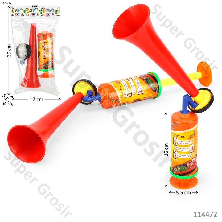 Mainan Anak Mainan Terompet Pompa Terompet Suporter Terompet Carnaval Air Horn