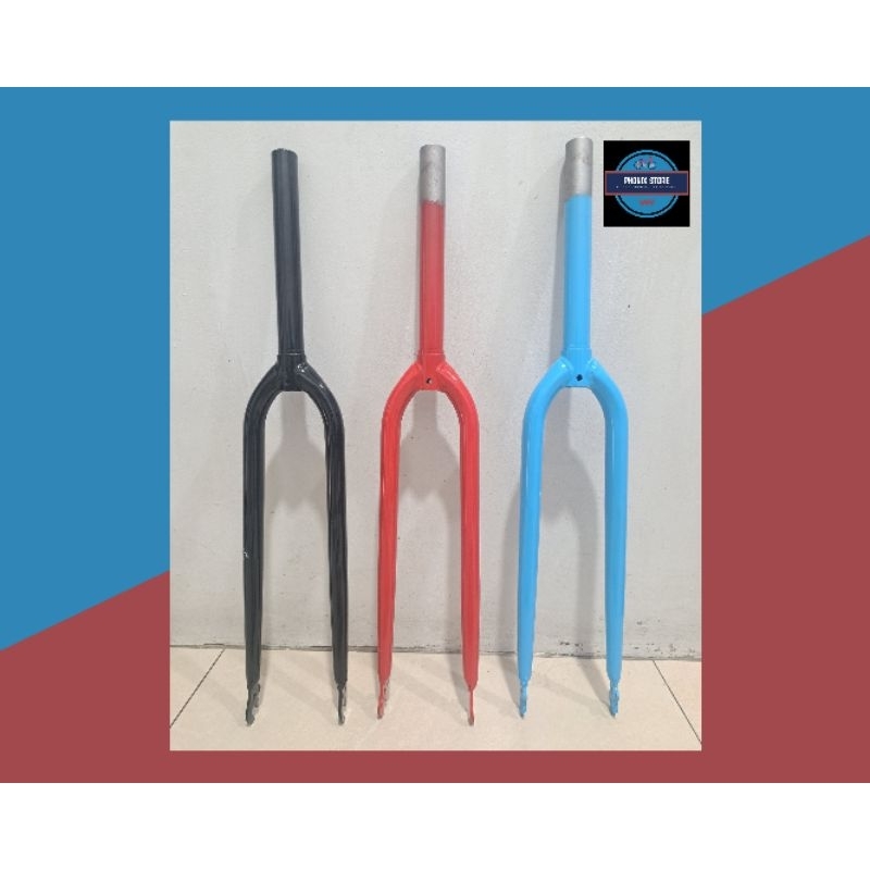 Fork Fiksi OS 700C Garpu Fiksi Oversize 700C Taiwan Hitam Merah Biru Garpu Fiksi OS