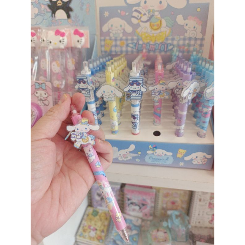 

ilykids pena cinnamoroll lucu akrilik acrylic gel pen karakter hitam
