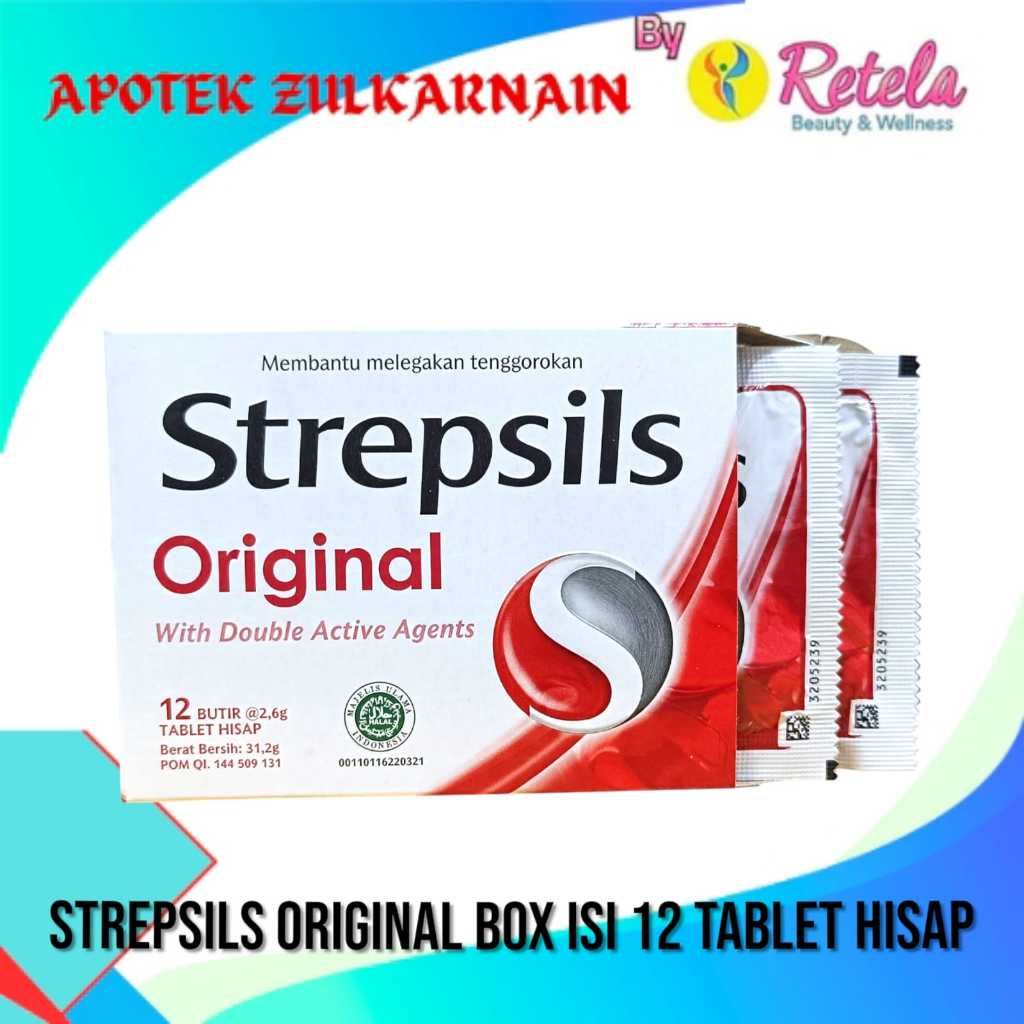 

STREPSILS ORIGINAL ISI 12 TABLET HISAP