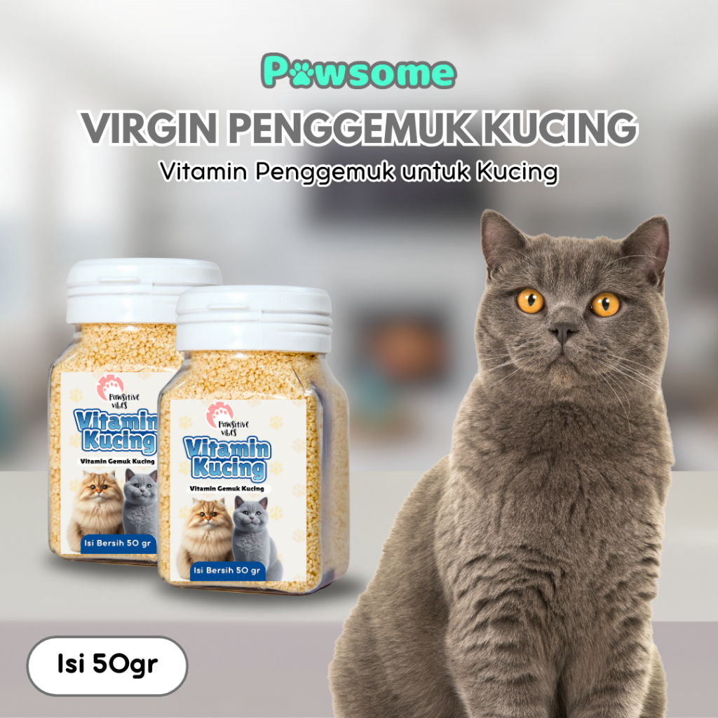 VITAMIN GEMUK Menambah Nafsu Makan Untuk Anjing Kucing - Vitamin Menggemukan Badan Anjing Kucing - V