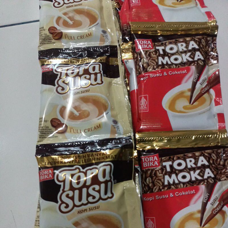 

Torabika kopi renceng isi 10 sachet