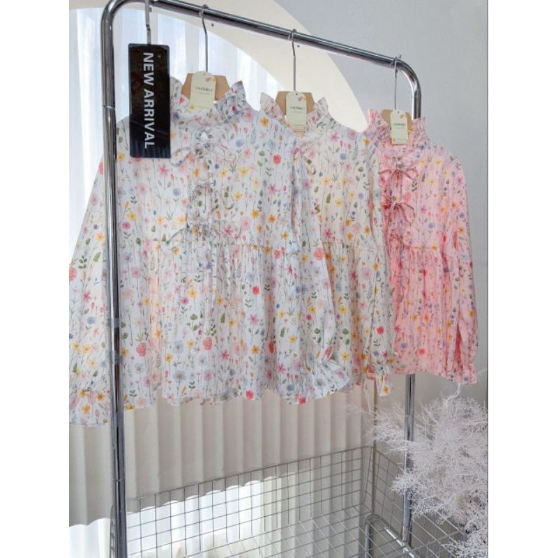 Craine Sherbet 01 Atasan Wanita Atasan Lengan Panjang Wanita Baju Bangkok Wanita Baju Import Atasan 