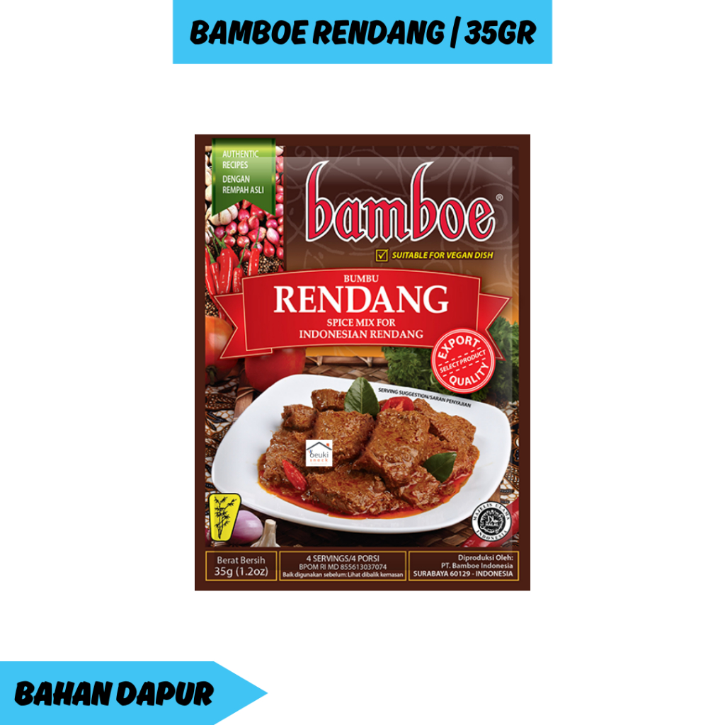 

Bamboe Rendang Bumbu Masakan Khas Indonesia