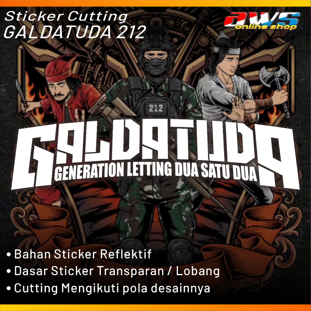 

Sticker Cutting GALDATUDA 212