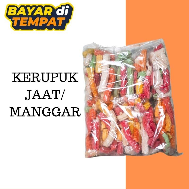 

1pack kerupuk manggar/jaat enak