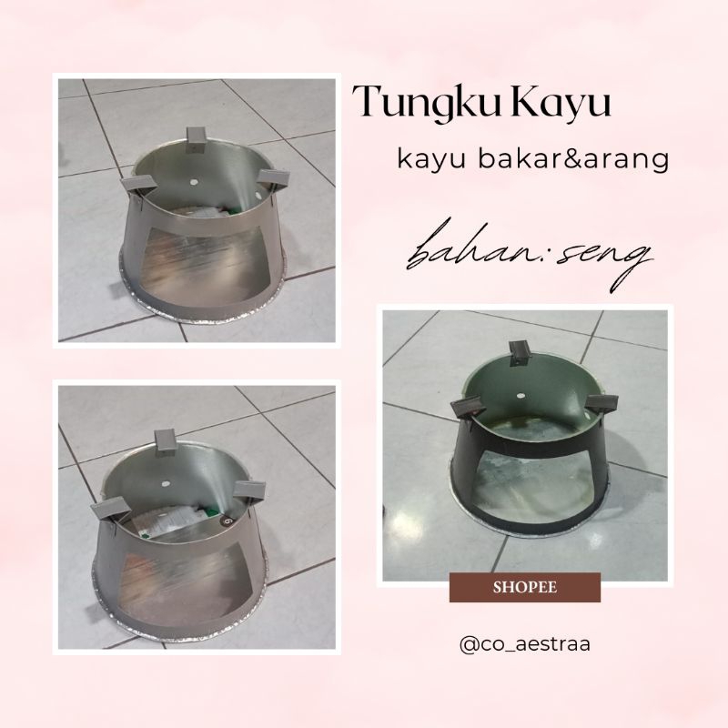 (Part 2)Tungku Kayu Bakar/ Bahan Seng/Alat Pemanggang/Peralatan Angkringan/Peralatan Dapur Tradision