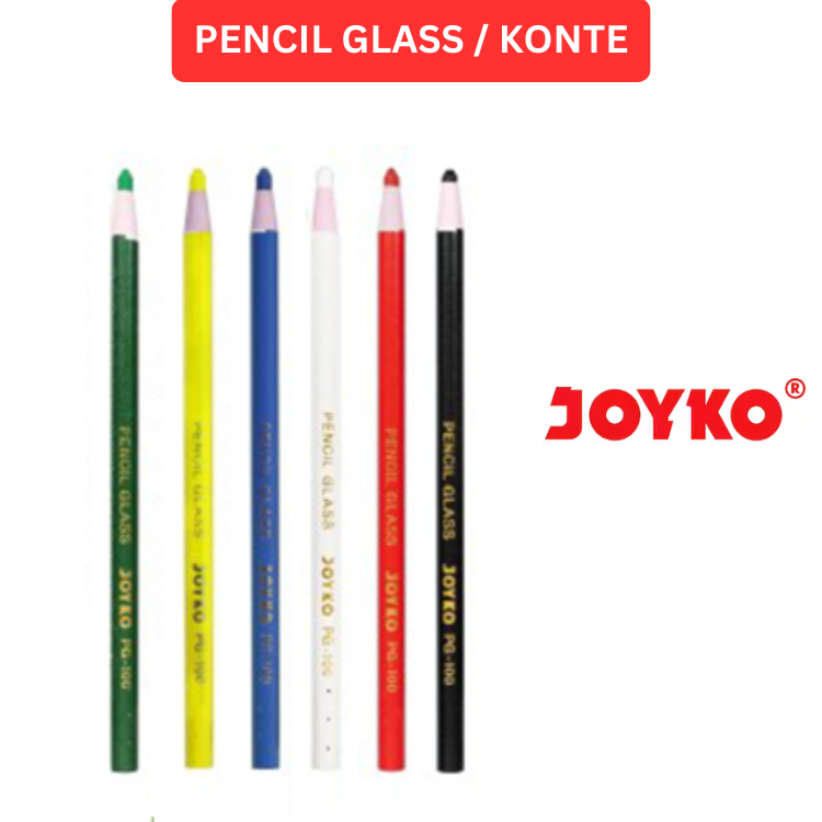 

Pensil Glass / Kaca / Dermatograph / Konte Joyko