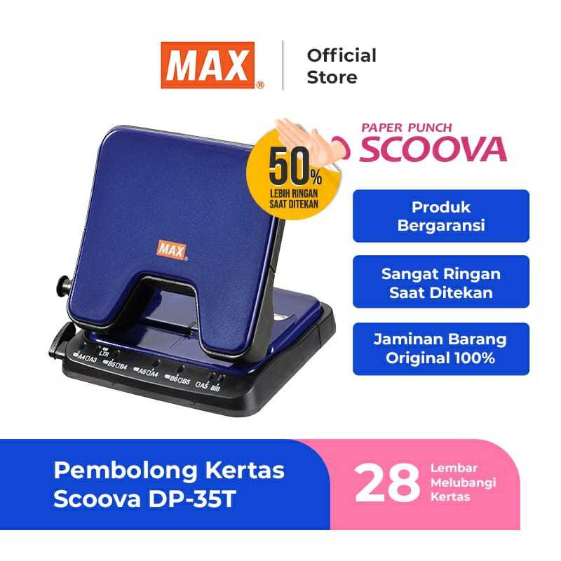 

MAX PAPER PUNCH DP 35T / PEMBOLONG KERTAS