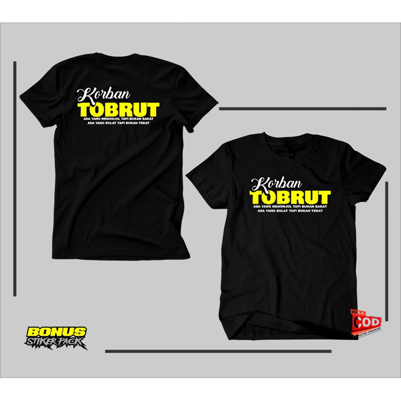 kaos distro korban tobrut