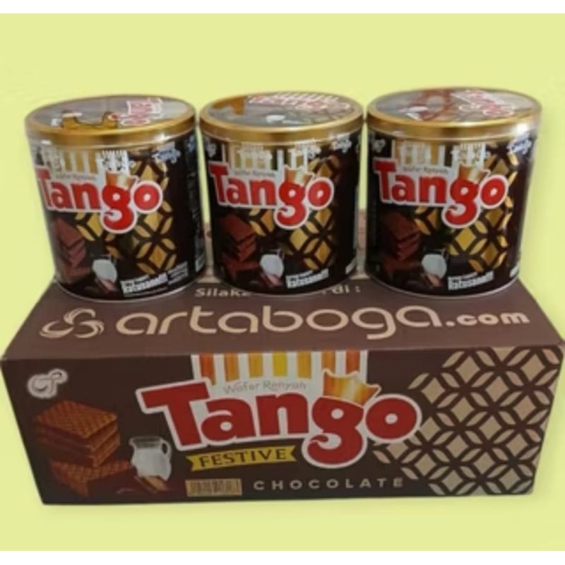 

^Miana^ (Cod) Jajan Lebaran Tango Wafer Kaleng Varian Coklat dan Vanila