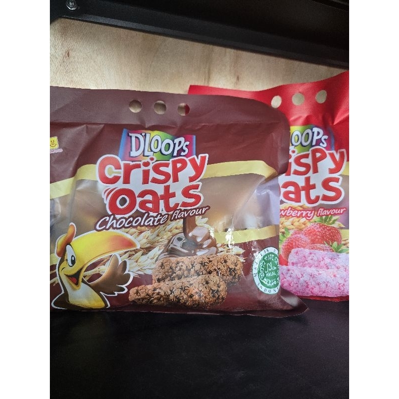 

D'loops Crispy Oats 400 gram/ Karton isi 12 bags