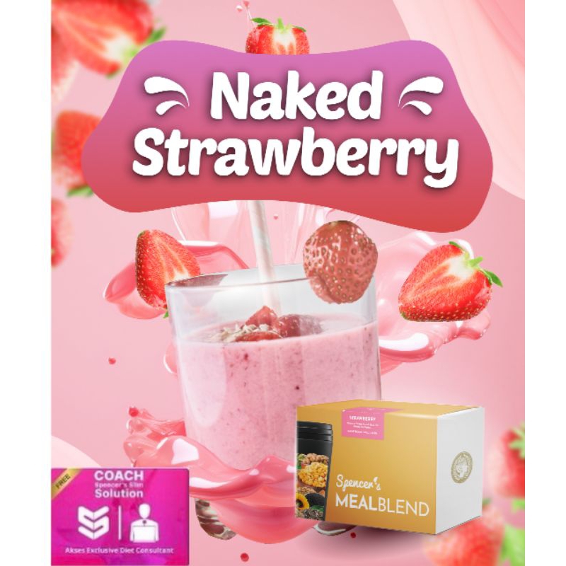 

Spencer's MealBlend Strawberry - Diet Sehat Rendah Kalori Official Store