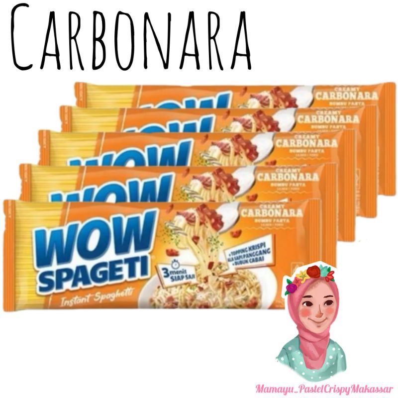 

SPAGETI WOW MAKASSAR CARBONARA