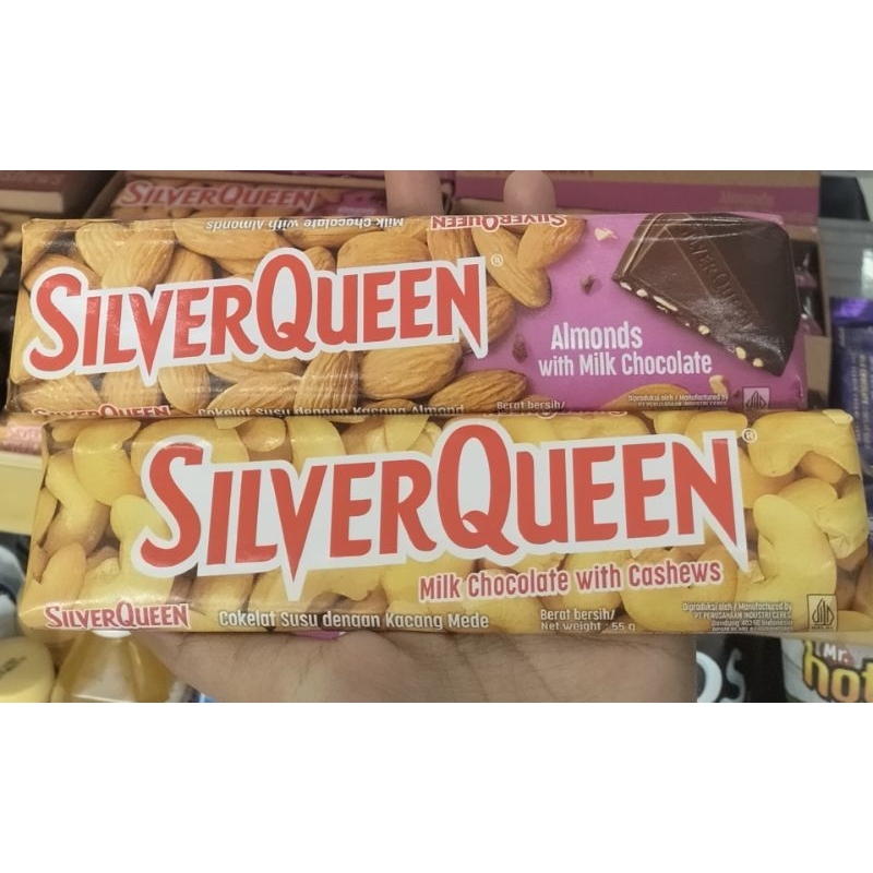 

SilverQueen Cokelat almod/cheswe/hadiah valentine/hadiah pacar