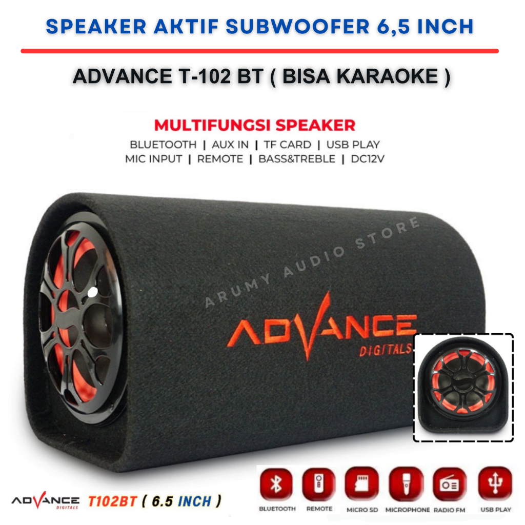 Advance T-102bt Speaker Bluetooth - Speaker Saja | Speaker Multimedia With Subwoofer System + Blueto