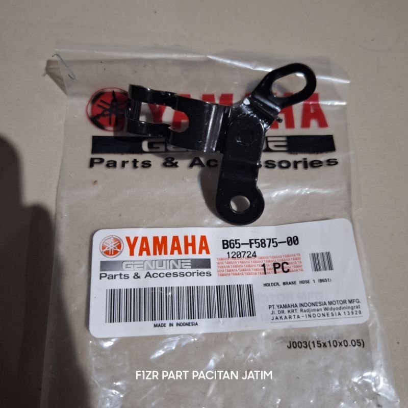 HOLDER BRAKE HOSE KANAN KIRI AEROX AEROX NEW ORIGINAL YAMAHA