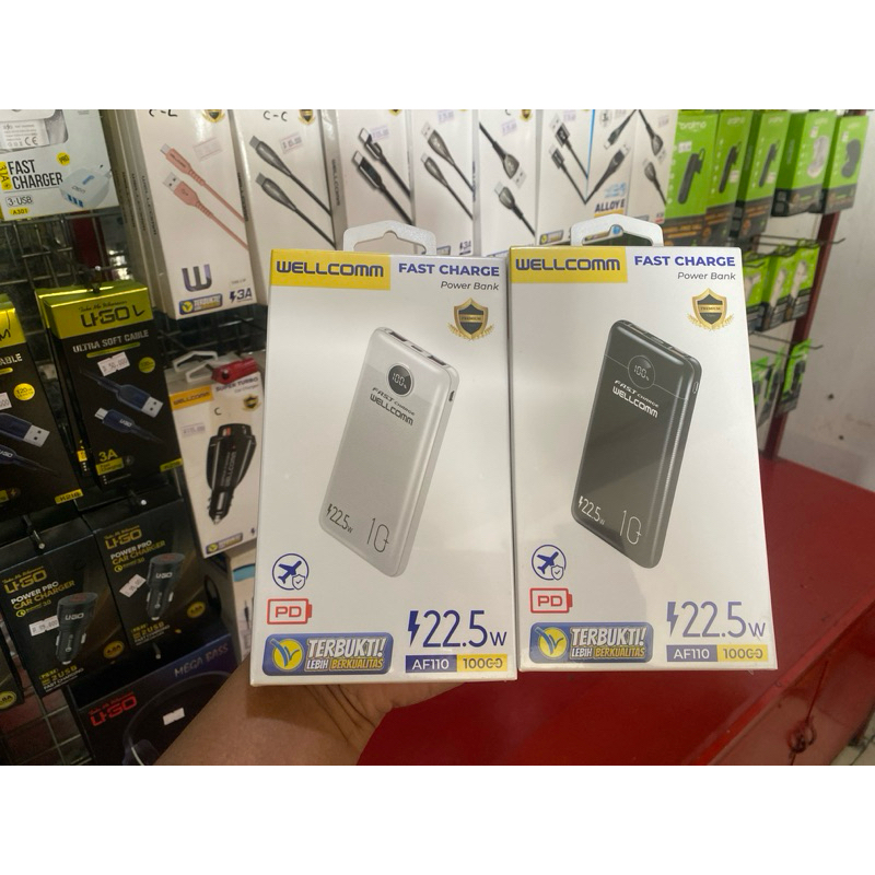 POWERBANK PB WELLCOMM 10000 mAh FAST CHARGER 22,5w AF110
