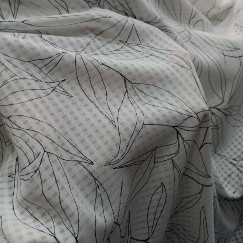 kain sifon dobby motif - kain sifon dobby kotak - kain sifon motif - kain meteran