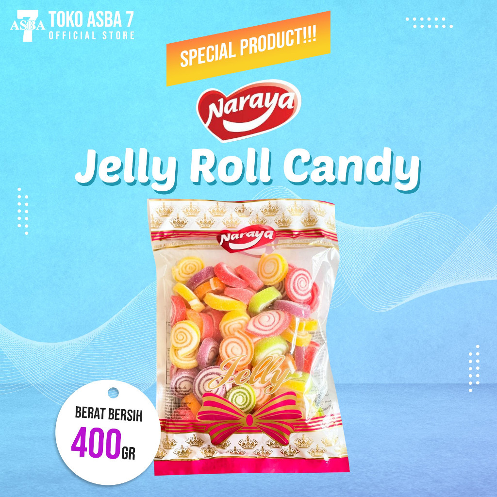 

NARAYA JELLY ROLL 400G - PERMEN JELLY