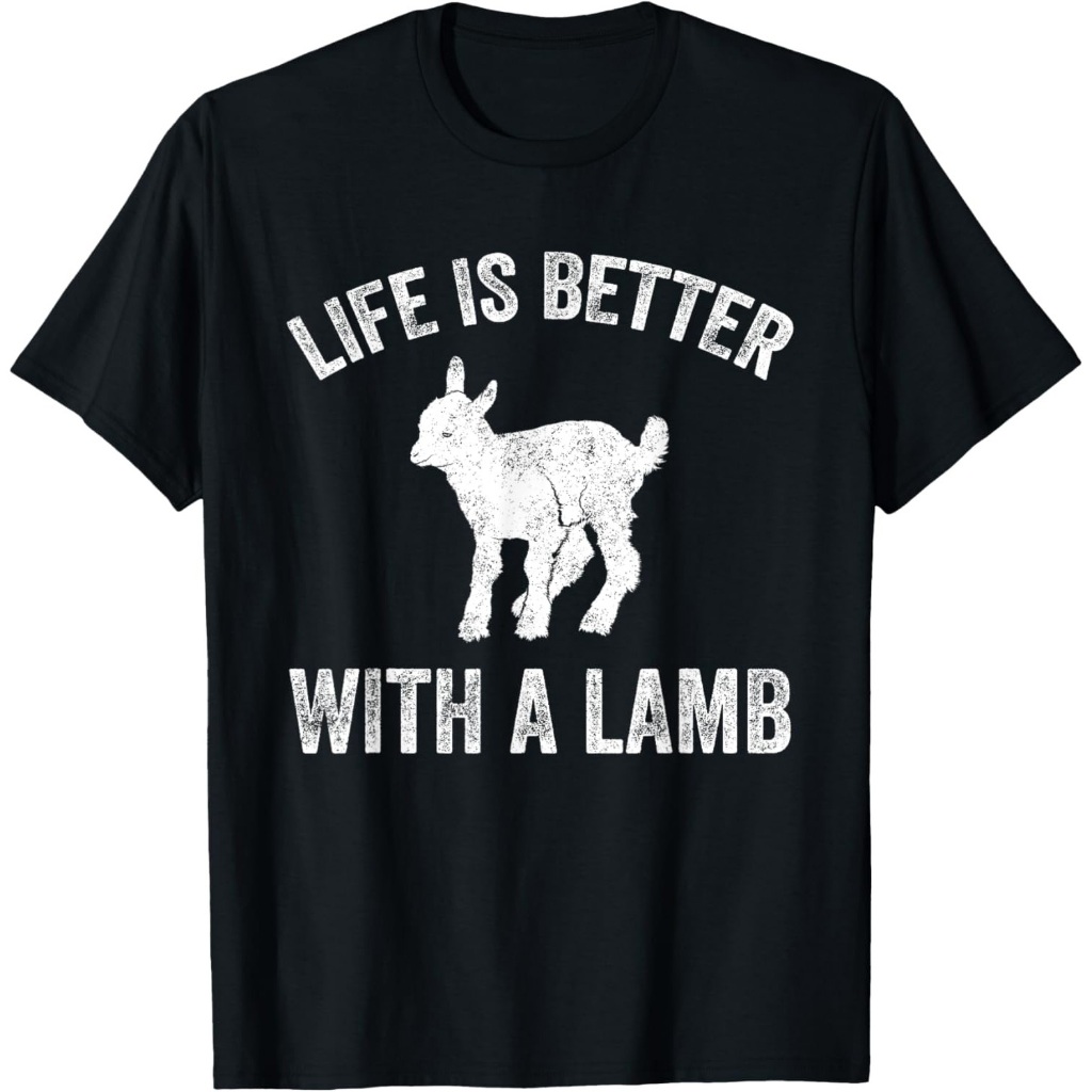 Hidup Lebih Baik Dengan Seekor Domba Kaos - Kaos Hadiah Peternak Domba Lucu