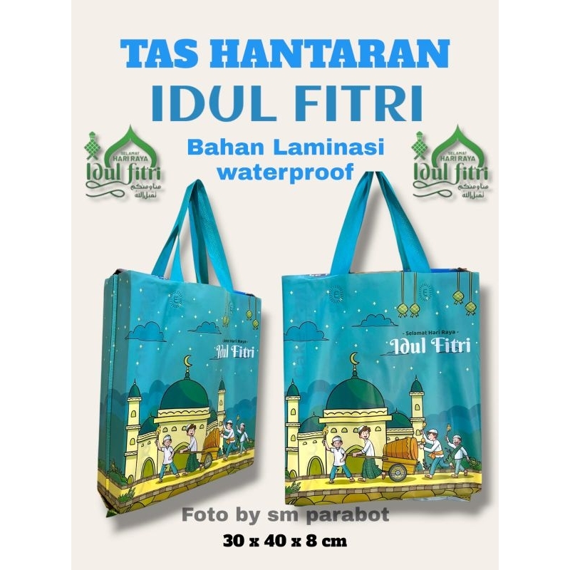 

GOODIE BAG LEBARAN bahan laminasi isi 12 pcs