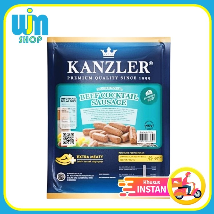 

Kanzler Beef Cocktail Sausage 500gr Sosis Mini