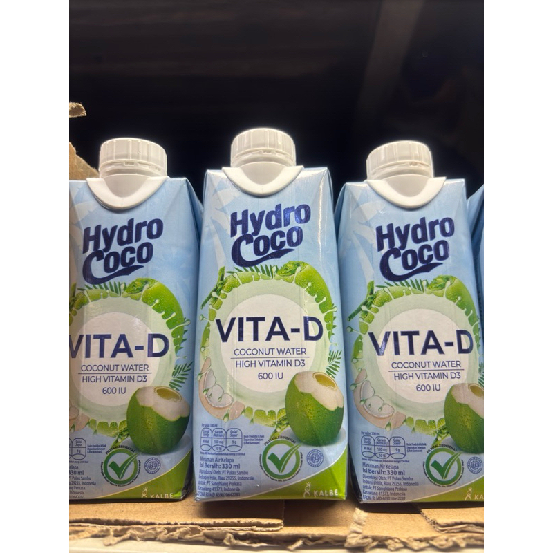 

Hydro Coco Natural Health Drink Vita D 330mL