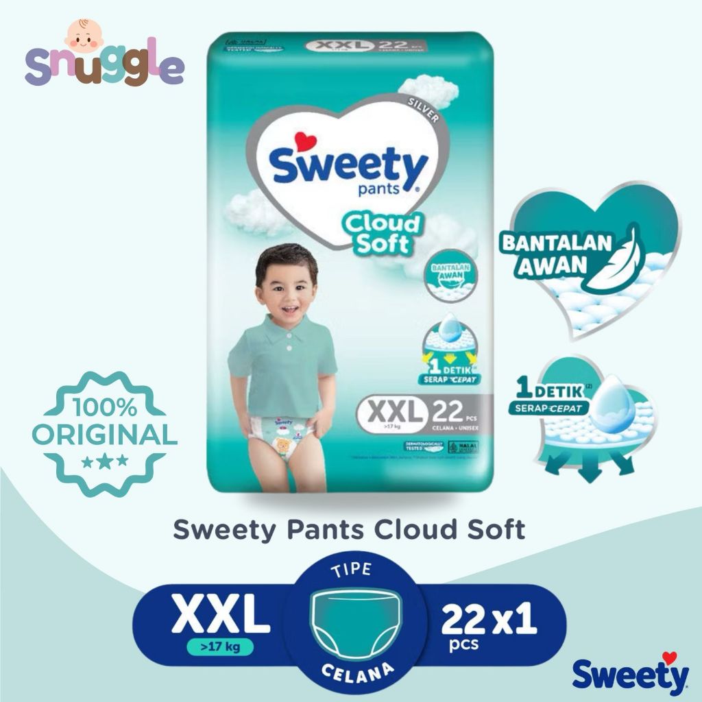 Sweety Silver Pants XXL22 Popok Celana