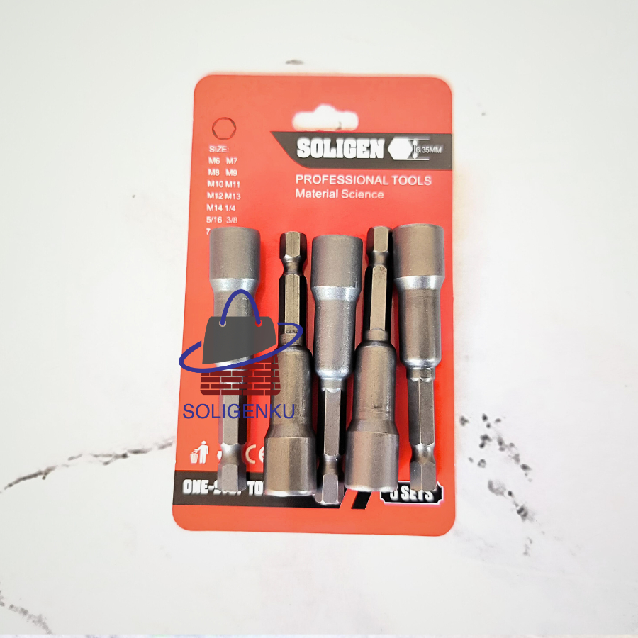 Mata Roofing Soligen Mata Baut Roofing Soligen Mata Bor Roofing Magnetic Socket Bits  Kunci Roofing 